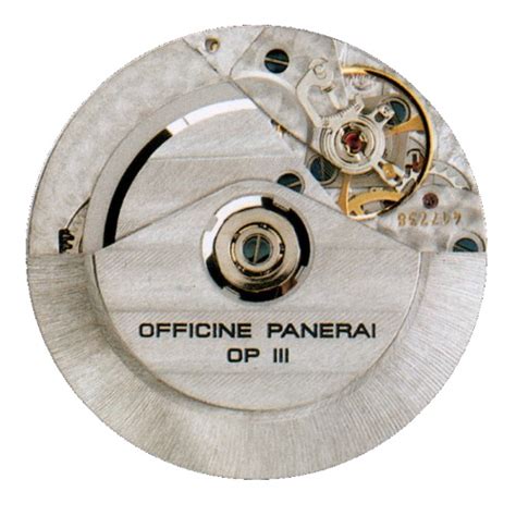 panerai opiii movement|Panerai caliber op 3.